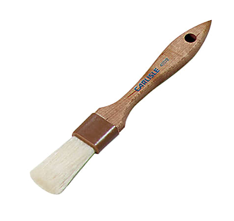 Sparta Boar-Bristle Brushes, 1"W, Brown, Pack Of 12