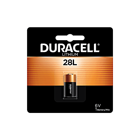 Pile Lithium 6 volts duracell, pile batli03, 28L, PX28L, L544, 2CRI, 3N  pour télécommande d'alarme DAITEM serie D8000