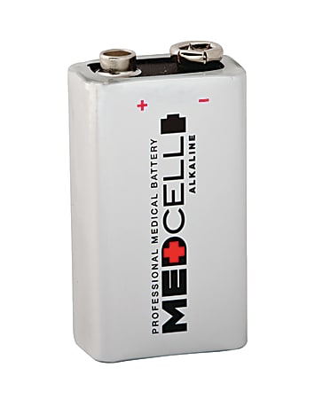 Medline Medcell Advantage 9-Volt Alkaline Batteries, Pack Of 12, MPHB9VZ