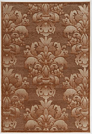 Linon Home Décor Products Kymm Area Rug, Rufus. 5' x 7' 6", Brown/Beige