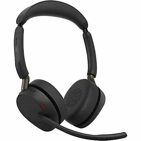 Jabra Evolve3 65 Wired/Wireless Headset,  On-Ear, Over-The-Head, Monaural, Supra-Aural, 3.94 ft Cable, 36599899889