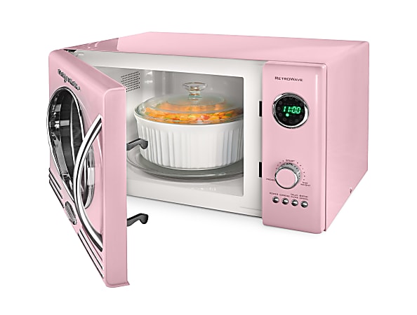 Retro pink microwave oven outlet