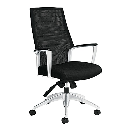 Global Accord High Back Tilter Chair 44 H x 25 W x 25 D Black