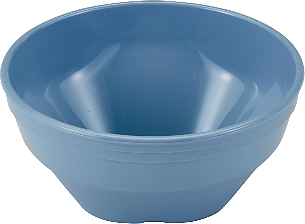 Cambro Camwear® Dinnerware Bowls, Square Base, Slate Blue, Pack Of 48 Bowls