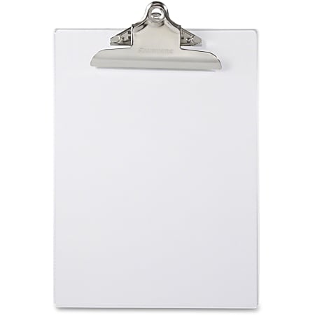 Saunders Transparent Clipboard with High Capacity Clip -