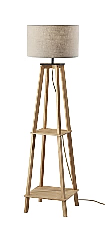 Miles tripod wood floor lamp deals