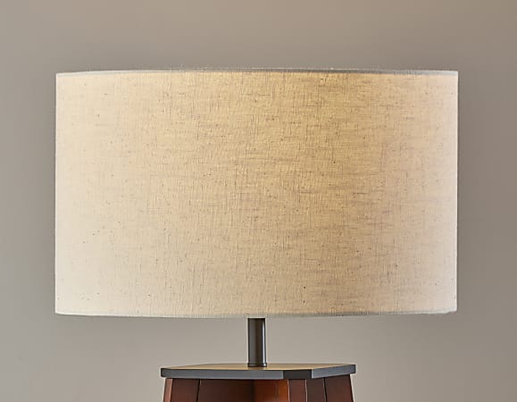 Adesso walnut floor lamp on sale