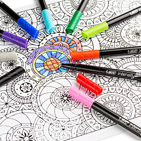 STIC 25 Fineliner Free Mandala Book Doodle Pens Set Art  Sketch Colours calligraphy - Art Set