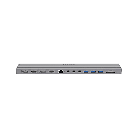 HyperDrive - Docking station - USB-C 3.2 Gen 1 x 2 - 2 x HDMI, 2 x DP - GigE