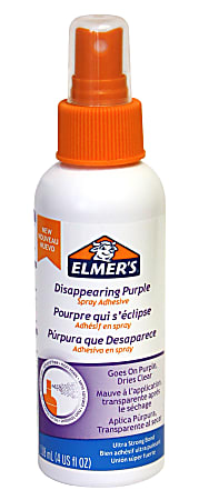 Elmers Spray Adhesive Disappearing Purple 4 Oz - Office Depot