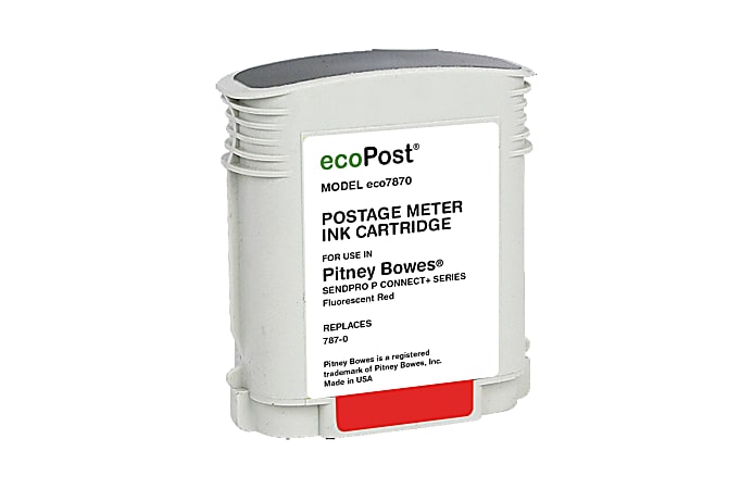 Clover Imaging Group™ Remanufactured Red Ink Cartridge Replacement For Pitney Bowes 787-0, ECO7870