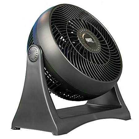 Seasons Comfort 3-Speed High-Velocity Portable Turbo Fan, 10-1/2&rdquo;H x 11-1/4&rdquo;W, Black