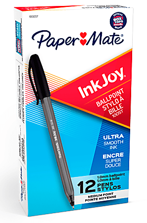 InkJoy 100 Ballpoint Pen, Stick, Medium 1 mm, Blue Ink, Translucent Blue Barrel, Dozen InkJoy 100 Ballpoint Pen, Stick, Medium 1 mm, Blue Ink, Translucent Blue Barrel, Dozen
