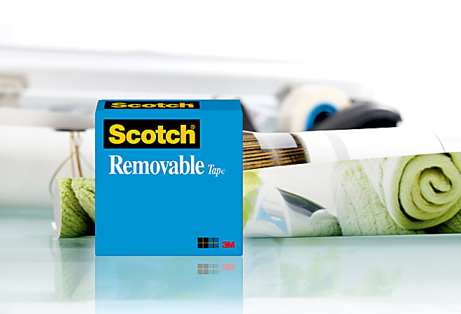 Scotch 3/4W Magic Tape - 27.78 yd Length x 0.75 Width - 1 Core - Split  Resistant, Tear Resistant - For Mending, Splicing - 24 / Pack - Matte 