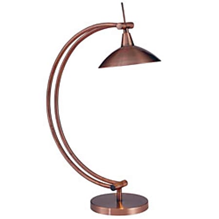 Kenroy Adrian Desk Lamp, 20"H, Vintage Copper