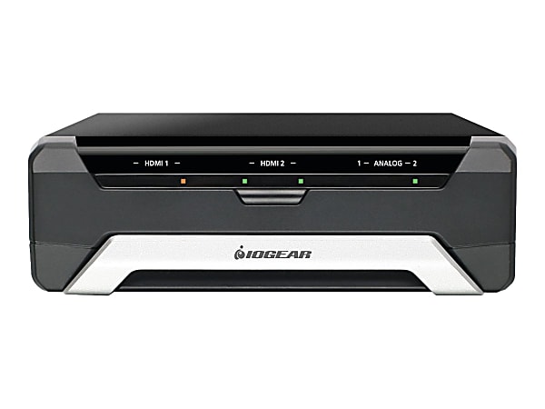 IOGEAR UpStream Pro Dual Video Capture Adapter - Functions: Video Capturing, Video Streaming, Video Mixing - USB Type B - 3840 x 2160 - USB - 1 Pack - Mac, PC - Mountable