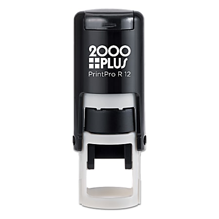 Custom 2000Plus PrintPro R12 Self-Inking Stamp, 3/8" Diameter, Round/Circle