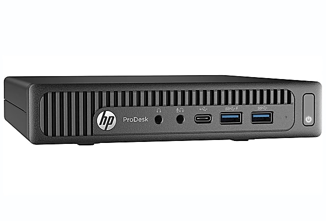 HP ProDesk 600G2 Mini Refurbished Desktop PC, Intel® Core™ i5, 16GB Memory, 256GB Solid State Drive, Windows® 10 Pro, RF610705