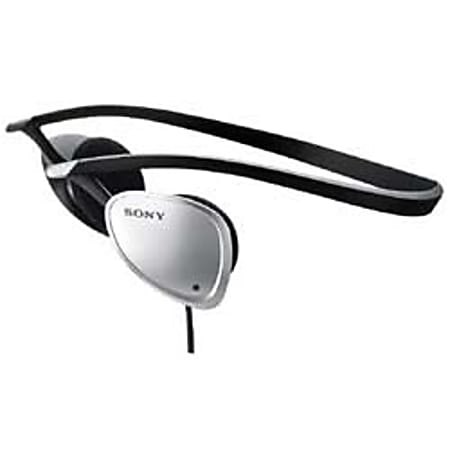 Sony® MDR-G54LP Street-Style Headphones, Silver