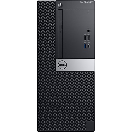 Dell™ OptiPlex 5060 MT Refurbished Desktop PC, Intel® Core™ i5, 16GB Memory, 512GB Solid State Drive, Windows® 10 Pro