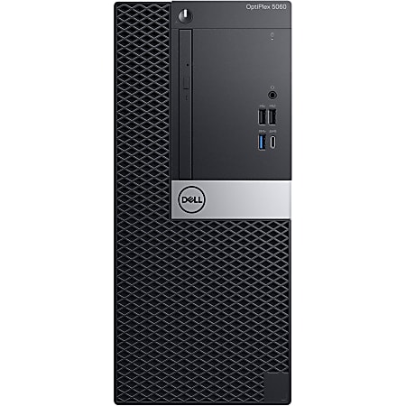 Dell™ OptiPlex 5060 MT Refurbished Desktop PC, Intel® Core™ i5, 16GB Memory, 512GB Solid State Drive, Windows® 10 Pro