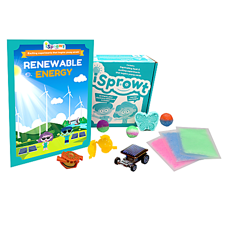 iSprowt Fun Science Kit For Kids, Renewable Energy Kit, Kindergarten to Grade 5
