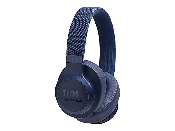 JBL Live 660NC Wireless Over Ear NC Headphones Blue - Office Depot