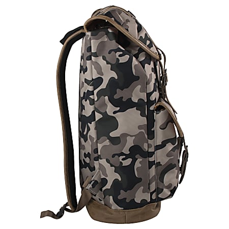 Trailmaker Buckled Backpack With 17 Laptop Pocket Camo GreenBrown ...