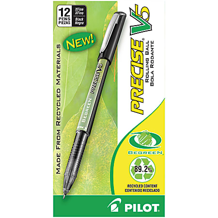  Pilot V5 liquid Ink Refillable Rollerball Pen - Black : Office  Products