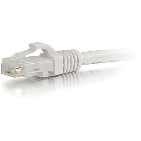 C2G 12ft Cat5e Snagless Unshielded (UTP) Network Patch Cable - White - 12 ft Category 5e Network Cable for Network Device - First End: 1 x RJ-45 Male Network - Second End: 1 x RJ-45 Male Network - Patch Cable - White