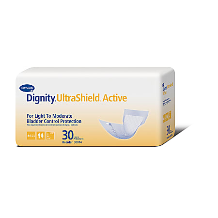 Dignity® UltraShield Active Liners, 7 1/2" x 15.4", Box Of 30