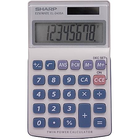 Sharp EL-240SAB Handheld Calculator