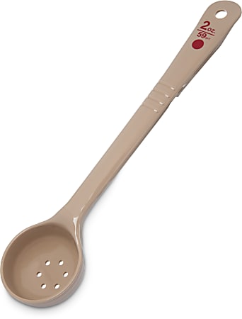 Measure Miser Perforated Long-Handle Measuring Spoons, 2 Oz, Beige, Pack Of 12