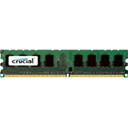 Crucial 8GB (2 x 4 GB) DDR3 SDRAM Memory Module - For Server - 8 GB (2 x 4 GB) - DDR3-1600/PC3-12800 DDR3 SDRAM - CL9 - ECC - Unbuffered - 240-pin - DIMM