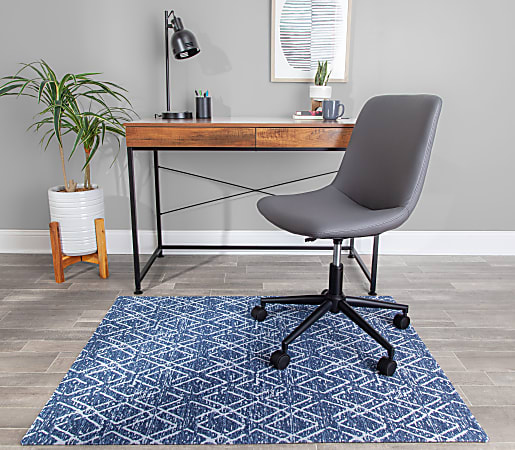 Chair mat that top looks like rug