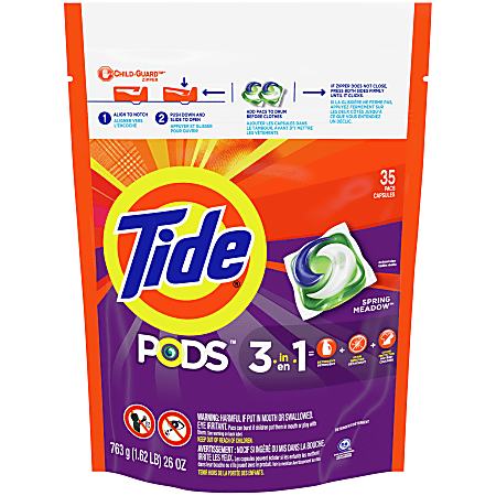 Tide® 3 1 Pods Laundry Detergent, Pack of