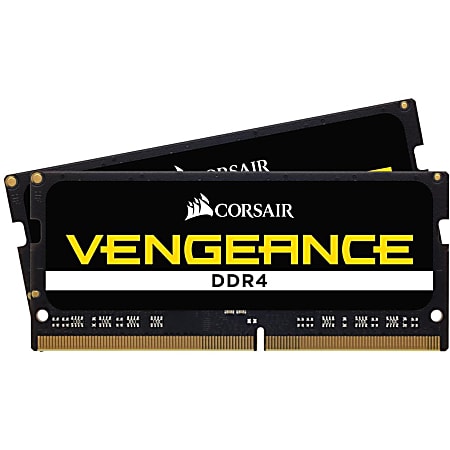 Corsair Vengeance 64GB (2 x 32GB) DDR4 SDRAM Memory Kit - For Notebook - 64 GB (2 x 32GB) - DDR4-2666/PC4-21300 DDR4 SDRAM - 2666 MHz - CL18 - 1.20 V - 260-pin - SoDIMM