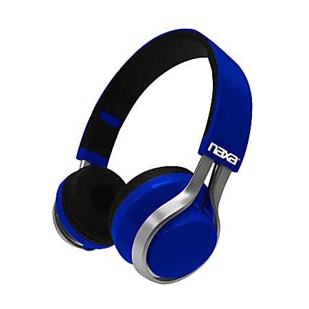 Naxa METRO GO Bluetooth® Wireless Headphones, Blue