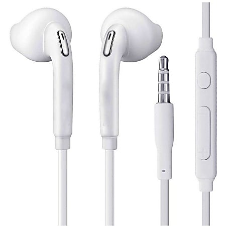 4XEM - Earphones - ear-bud - wired - noise isolating - white - for P/N: 4XIJACKBK, 4XUSBC35MMB, 4XUSBC35MMW