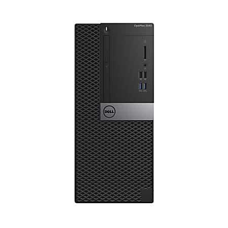 Dell™ Optiplex 3040 MT Desktop PC, Intel® Core™ i5, 4GB Memory, 500GB Hard Drive, Windows® 7 Professional