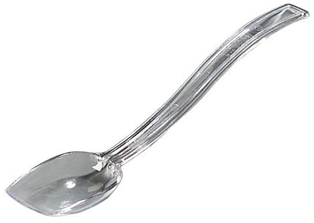 Carlisle Plastic Serving Spoon, 10", Clear