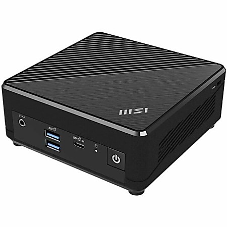 MSI Cubi N Cubi N ADL-021US Desktop Computer - Intel Celeron N100 - 4 GB - 128 GB SSD - Small Form Factor - Intel Chip - Windows 11 Pro - Intel UHD Graphics DDR4 SDRAM - IEEE 802.11ac - 65 W