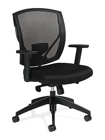 Offices To Go™ Mid-Back Chair, Mesh Back, 39