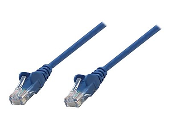 Intellinet Network Solutions Cat5e UTP Network Patch Cable, 5 ft (1.5 m), Blue, 338400