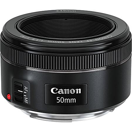 Canon - 50 mmf/1.8 - Fixed Lens for Canon EF - Designed for Digital Camera - 49 mm Attachment - 0.21x Magnification