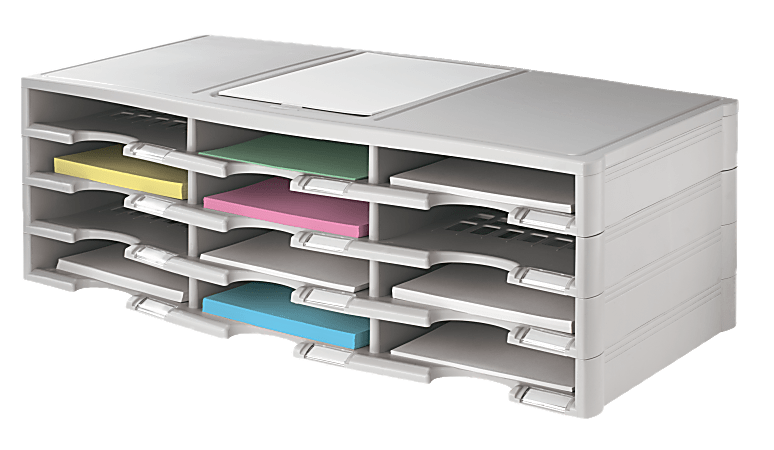 Office Depot Brand Stackable Plastic Literature Organizer 12