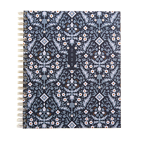2025 Gartner Studios Wrapped Hardcover Daily/Weekly/Monthly Spiral Annual Planner, 9-1/8” x 11”