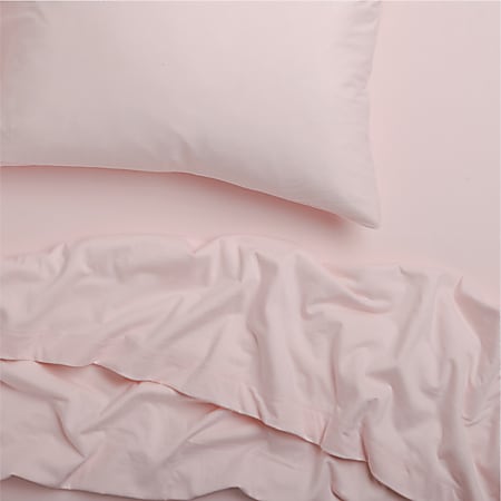 Dormify Rowan Super Soft T-Shirt Jersey Sheet Set, Twin/Twin XL, Blush