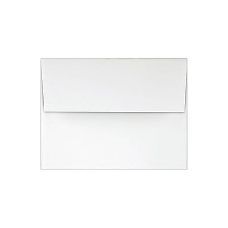 LUX Invitation Envelopes, A2, Peel & Press Closure, White, Pack Of 50