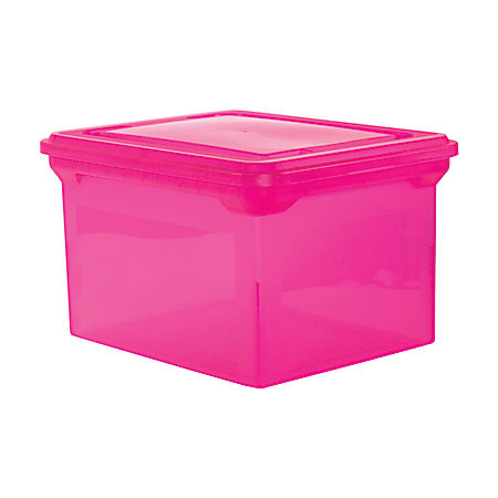 Office Depot Brand Colorful Tote 10 1316 H x 14 18 W x 18 D Pink